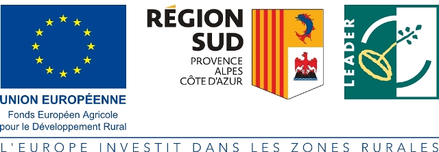 logo Union Européenne / Région Sud PACA / LEADER