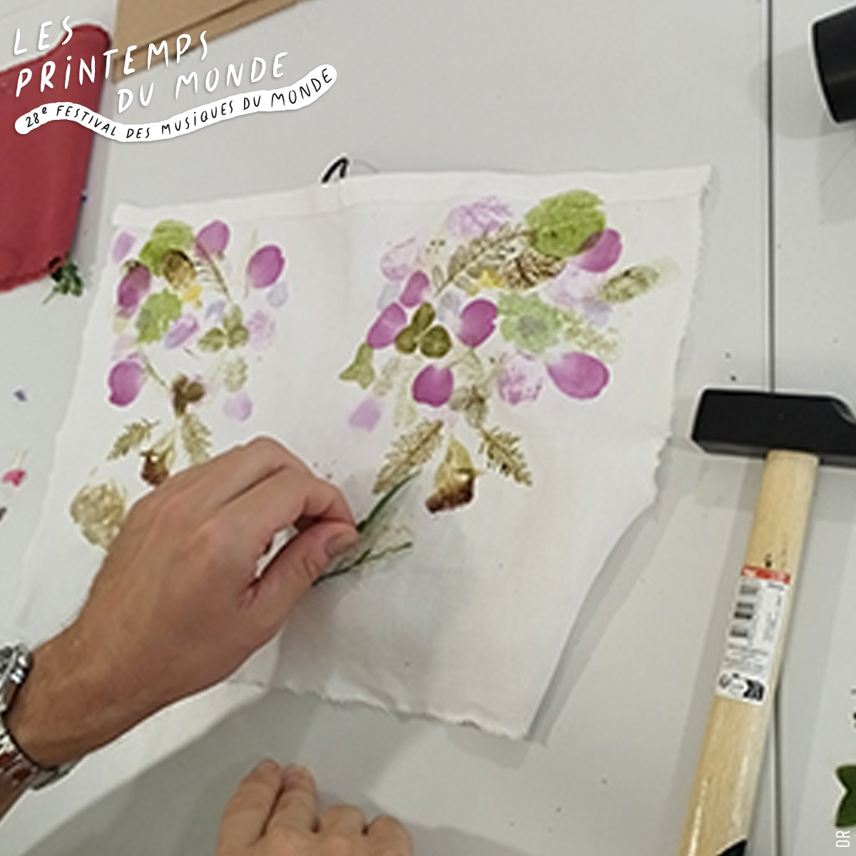 Réserver pour : Atelier :  Tataki-Zomé - Impression végétale inspirée du Japon