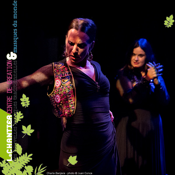 Charla Banjara (Flamenco / Inde / Orient, Maria Robin, La Fabia Cie Acento Flamenco, Shadi Fathi)